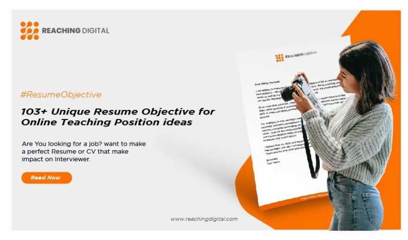 Objective for Online Teaching Position