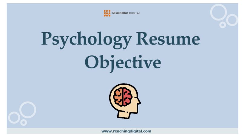 Psychology Resume Objective