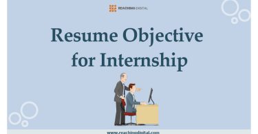 resume objective for internship