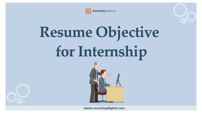 resume objective for internship