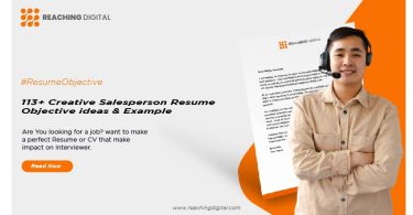 Salesperson Resume Objective