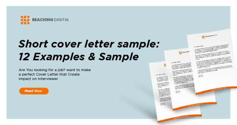 Short cover letter sample 12 Examples & Sample Included