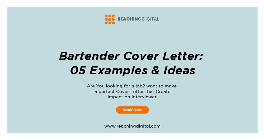 Simple bartender cover letter examples