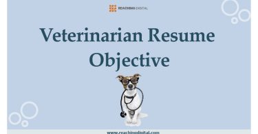 Veterinarian Resume Objective