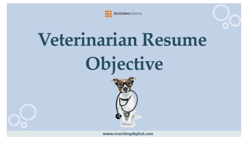 Veterinarian Resume Objective