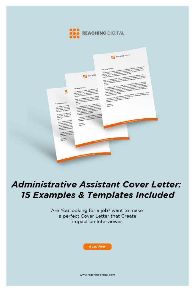 administrative assistant cover letter no experience
