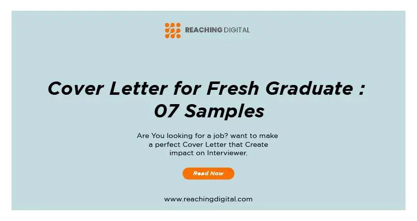 application letter sample for fresh graduate