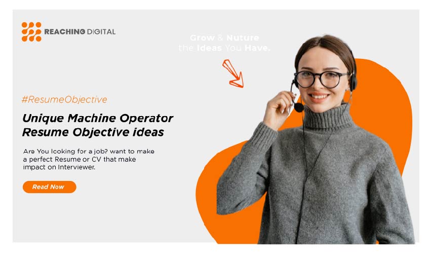 career objective for machine operator