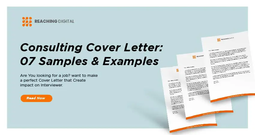 cover letter sample for consulting firm