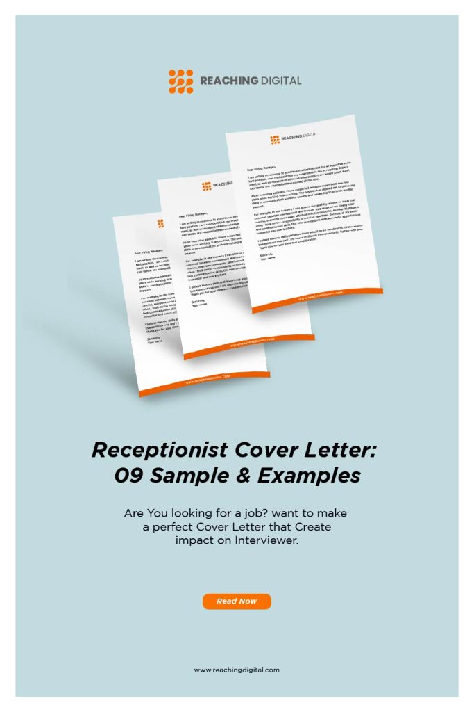 cover letter examples for front desk receptionist