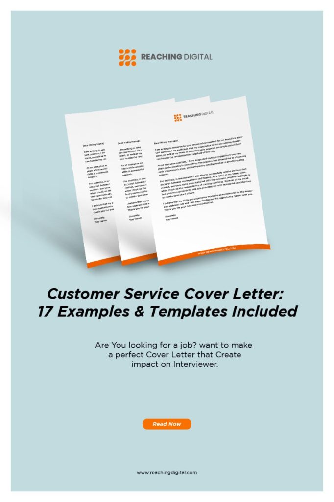 cover letter for customer service agent