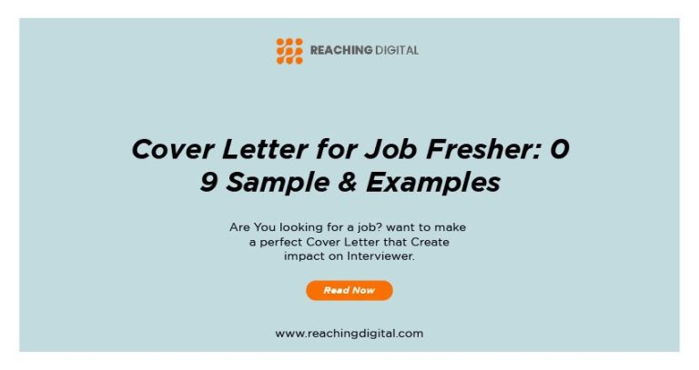 cover letter for job fresher it