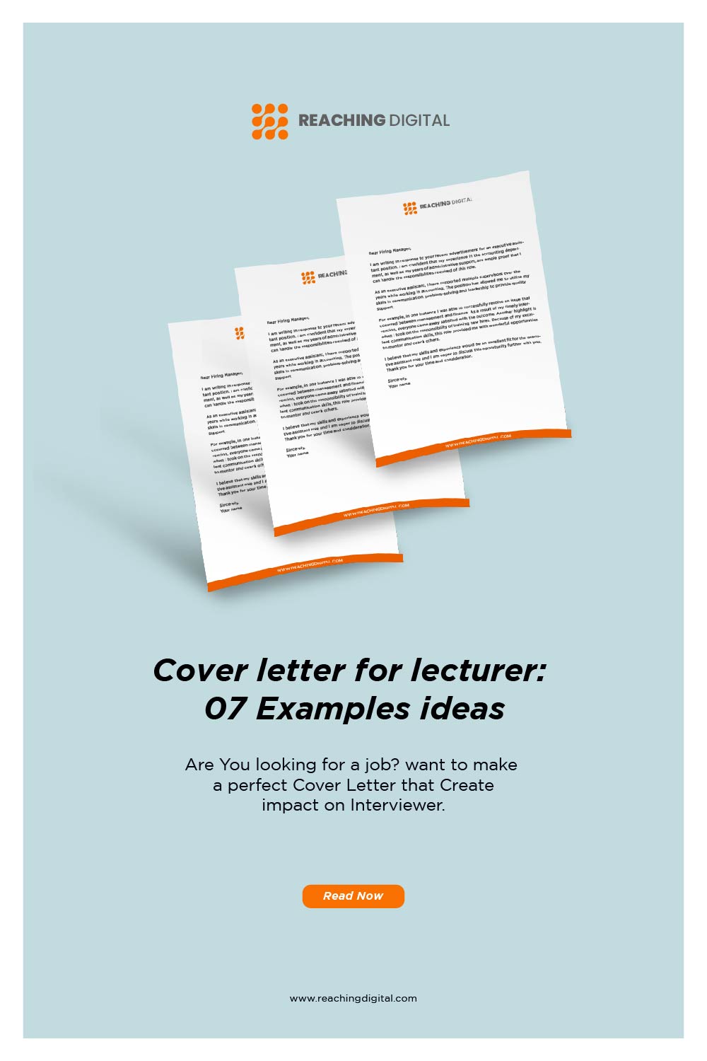 How To Write Cover Letter For Lecturer Post