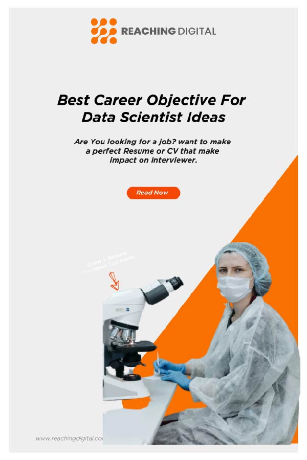 data science objective resume