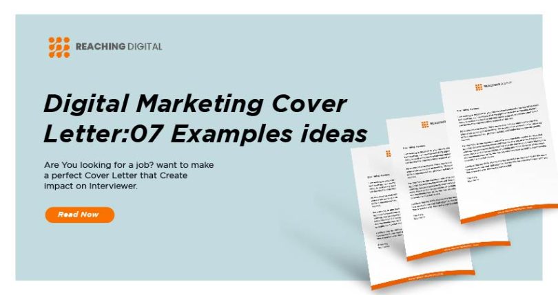 digital marketing cover letter templates & Samples
