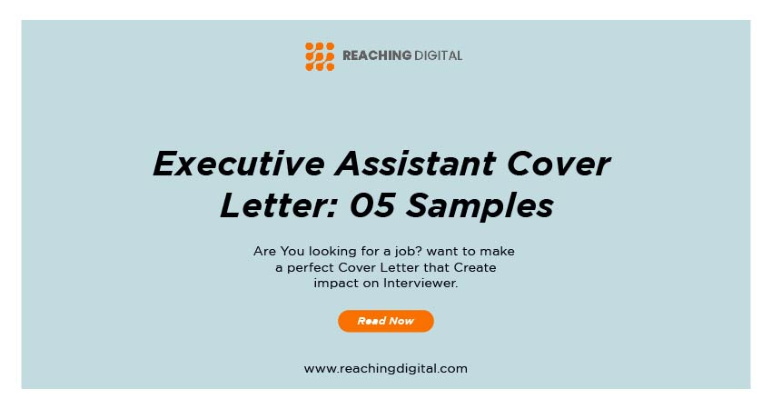 executive assistant cover letter sample