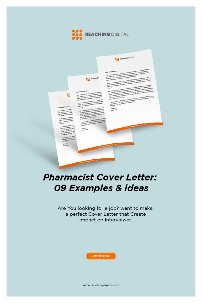 hospital pharmacist cover letter