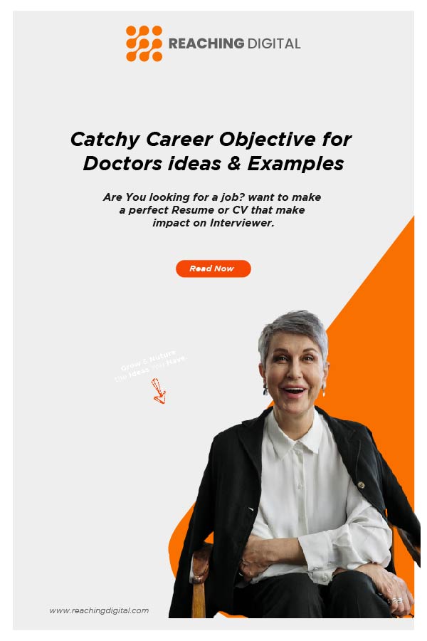 objective for doctor resume