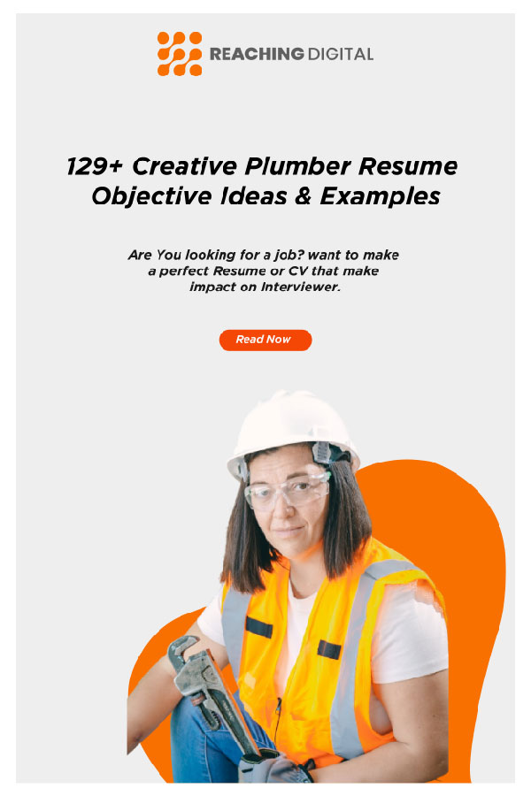 objective for plumber resume