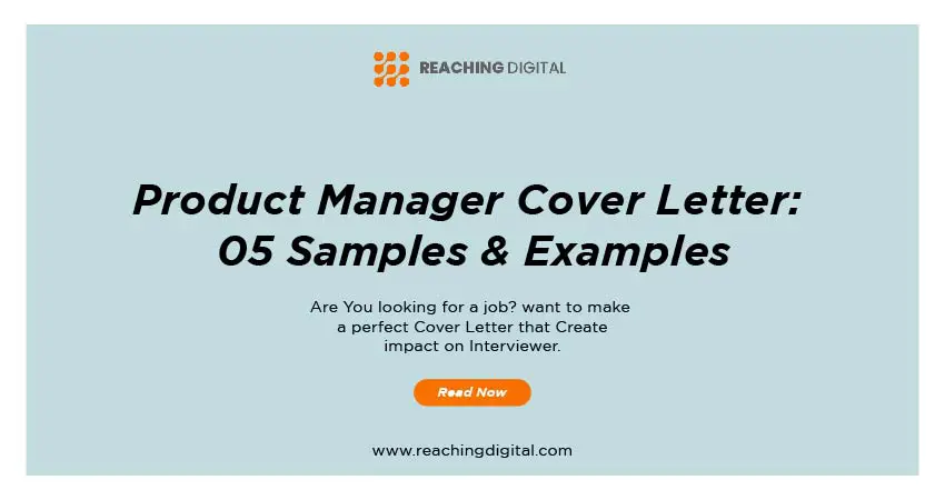 product manager cover letter template