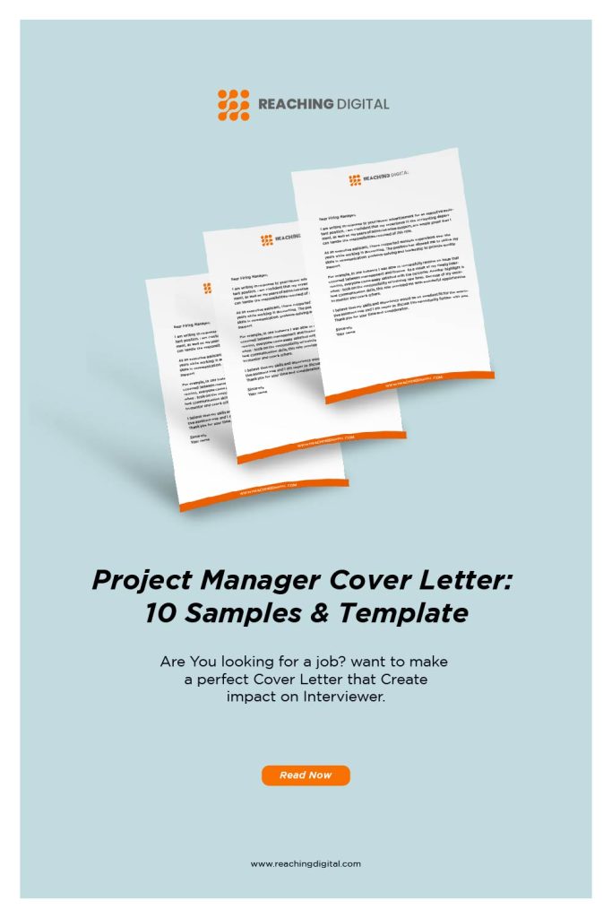 project management skills cover letter
