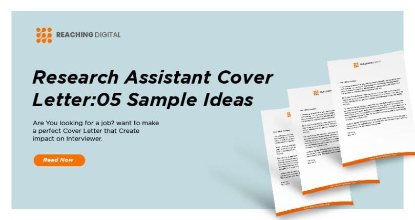 research assistant cover letter templates & Samples