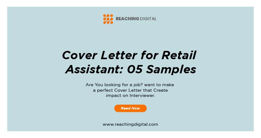 retail assistant manager cover letter