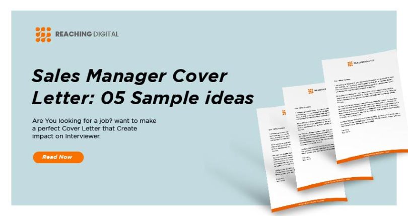 sales manager cover letter templates & Samples