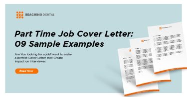 sample cover letter for part time job