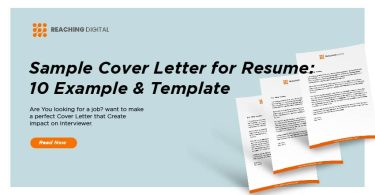 sample cover letter for resume templates & Examples