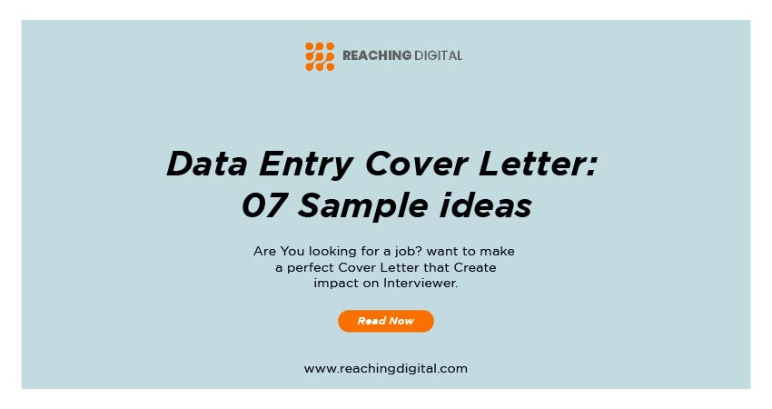 simple cover letter for data entry job
