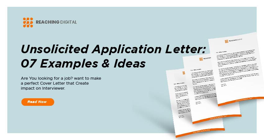 unsolicited application letter meaning