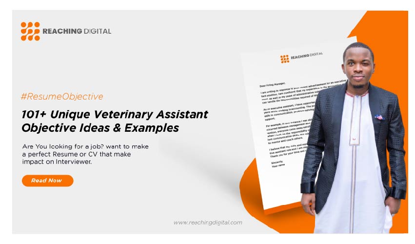 veterinary assistant objective