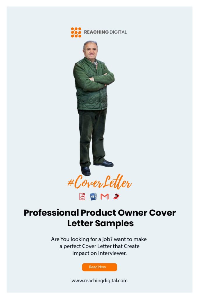 Aagile Product Owner Cover Letter Sample