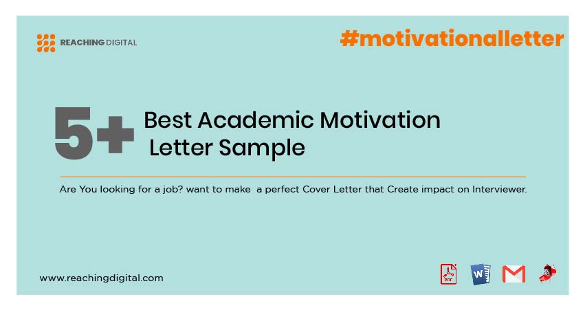 Academic Motivation Letter Example