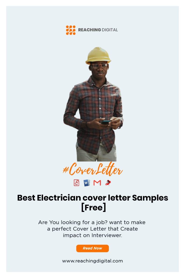 electrician application letter template
