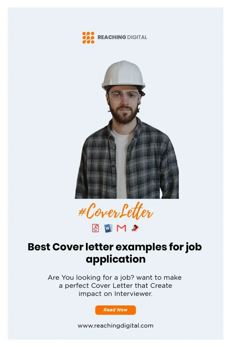 7 Best Cover letter example for job application – Reaching Digital