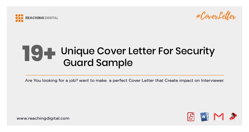 Application Letter For Security Guard