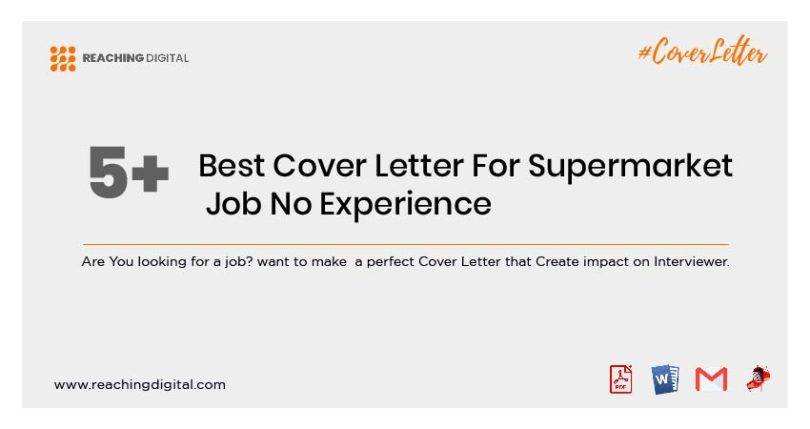 5+ Best Cover Letter For Supermarket Job No Experience [Free