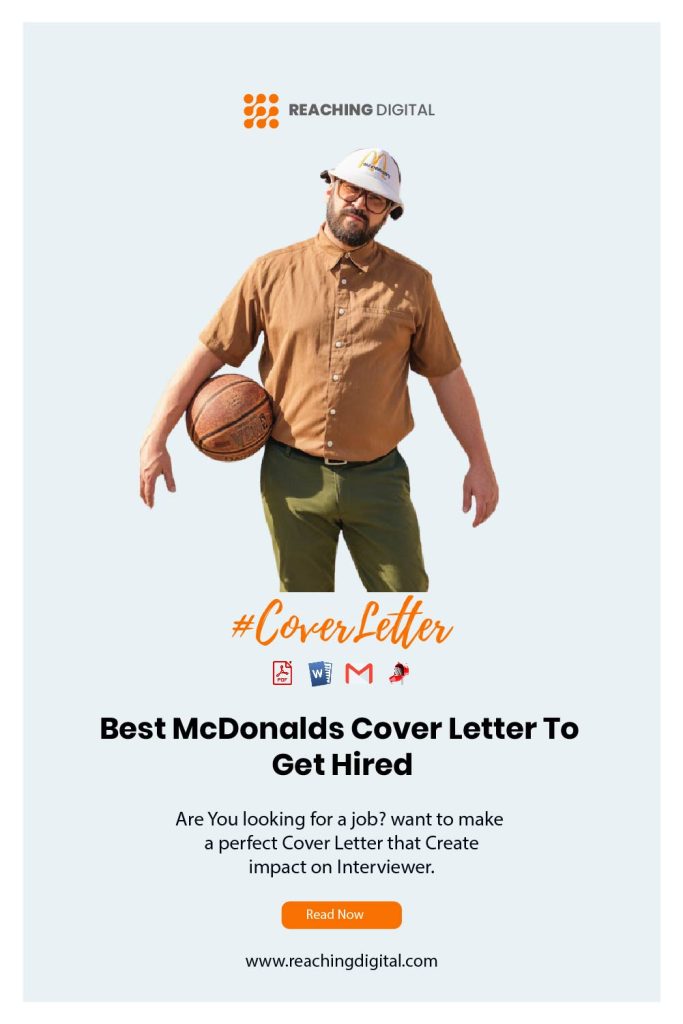 Application letter for McDonalds crew