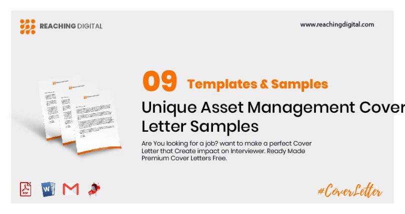 09 Unique Asset Management Cover Letter Samples Reaching Digital