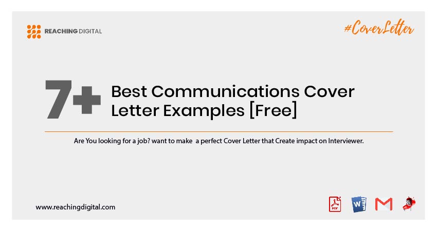 Best Communications Cover Letter Examples [Free]