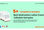 Best Motivation Letter Erasmus Editable Samples