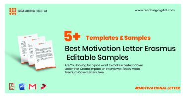 Best Motivation Letter Erasmus Editable Samples