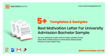 Best Motivation Letter For University Admission Bachelor Sample