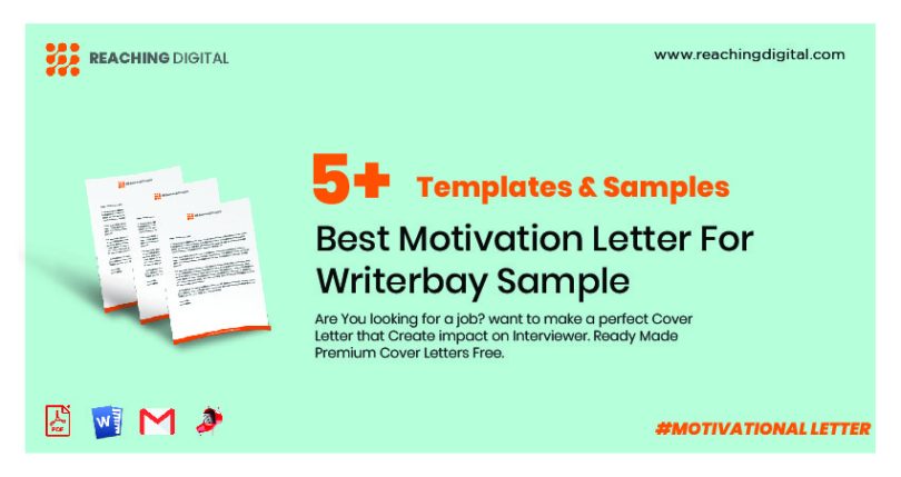 Best Motivation Letter For Writerbay Sample
