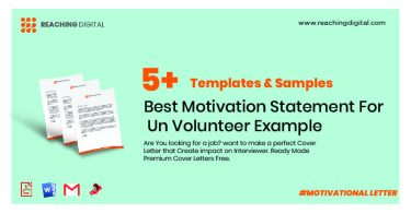 Best Motivation Statement For Un Volunteer Example