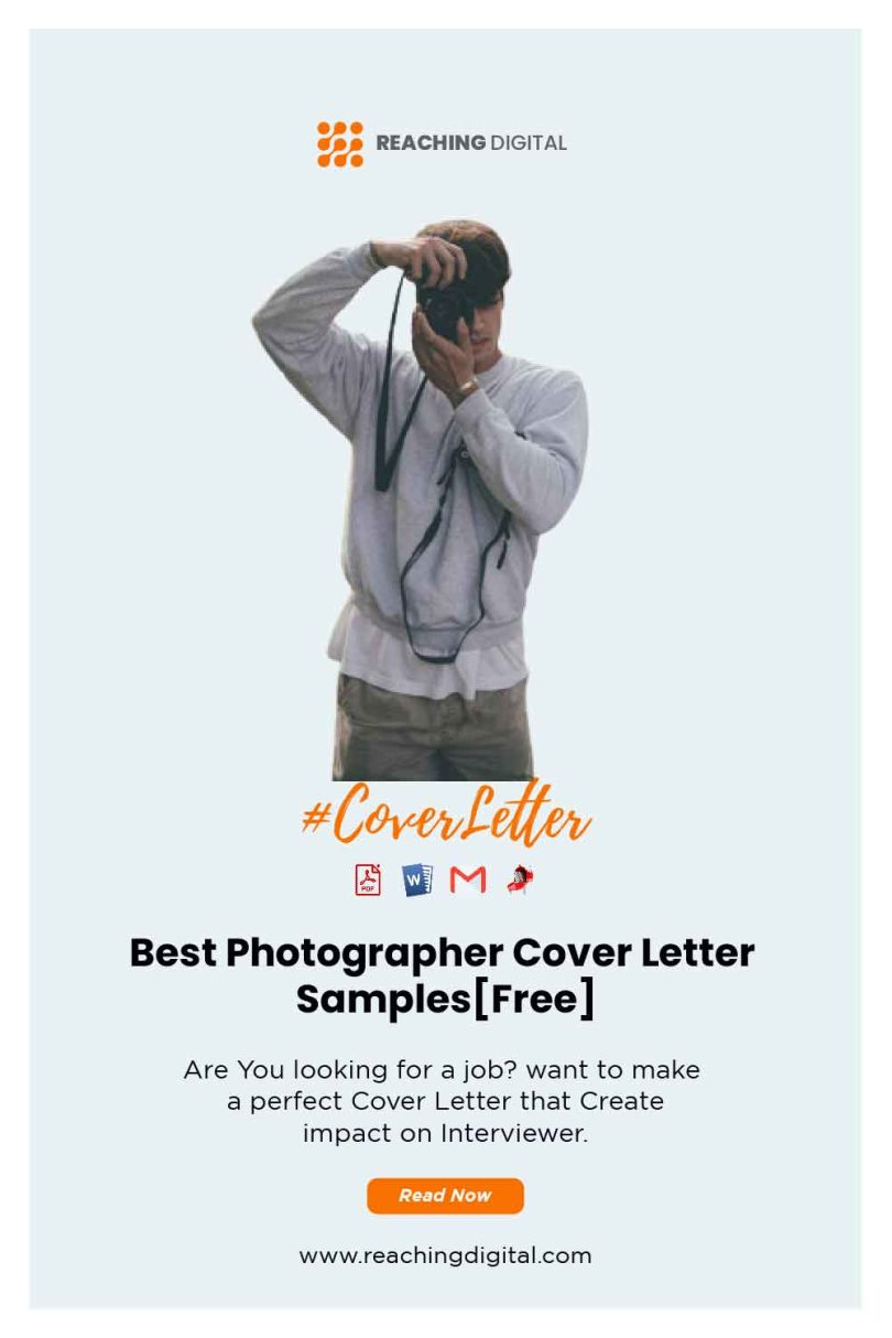 cover letter for photographer student