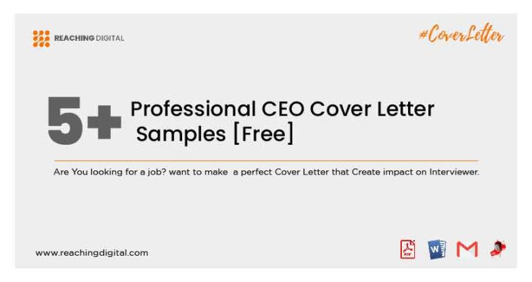 cover letter for ceo role