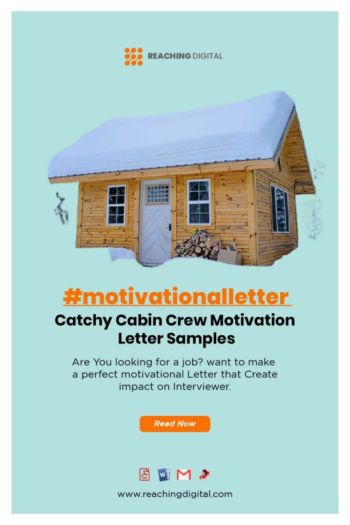 Cabin Crew Motivation Letter Sample